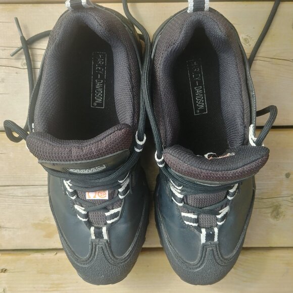 Harley Davidson Womens Size 8 Wide Black CSA Steel Toe Work Shoes Boots - Picture 10 of 15